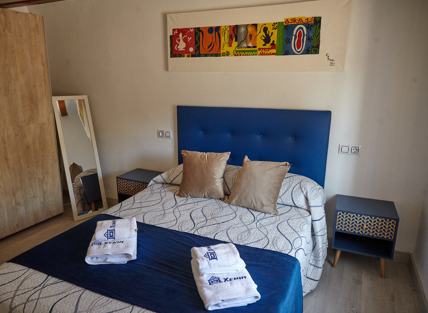 Dormitorio Principal Azul Casa Chavela
